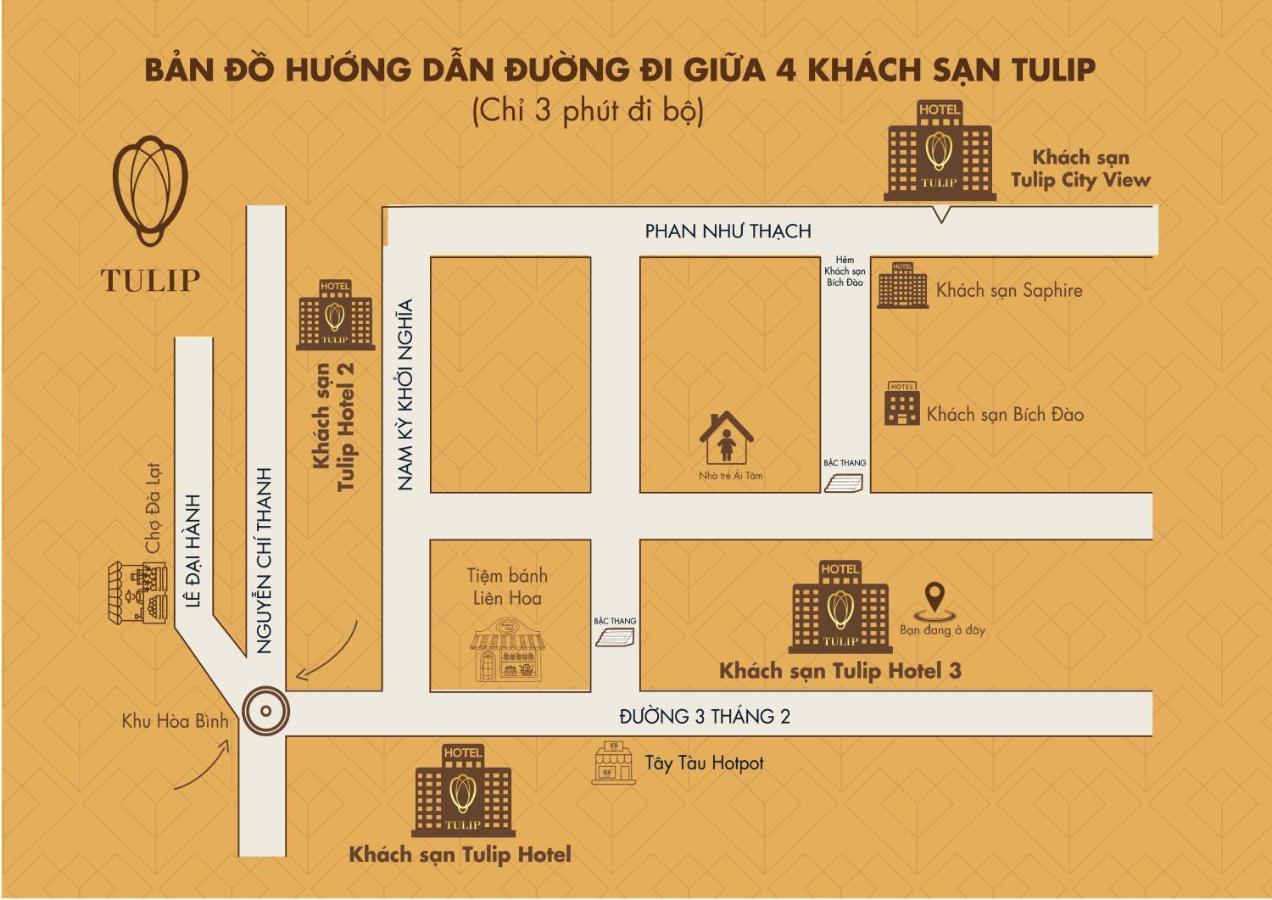 Tulip Hotel 3 Da Lat Dış mekan fotoğraf